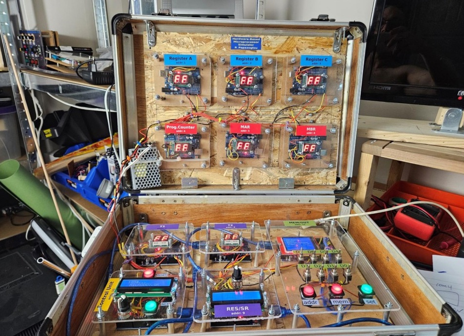El simulador de microprocesador orientado al hardware ilustra el funcionamiento interno de los microcontroladores