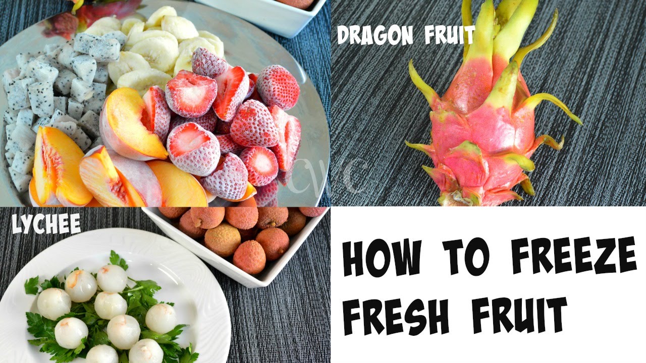 ¿Puedes congelar la fruta del dragón?