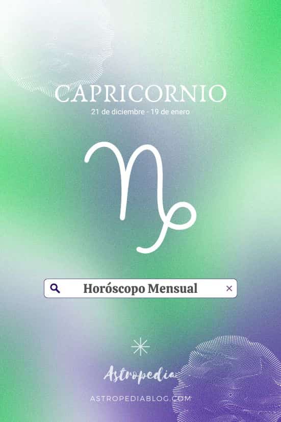 April horoscope for Capricorn: discover the surprises of the universe