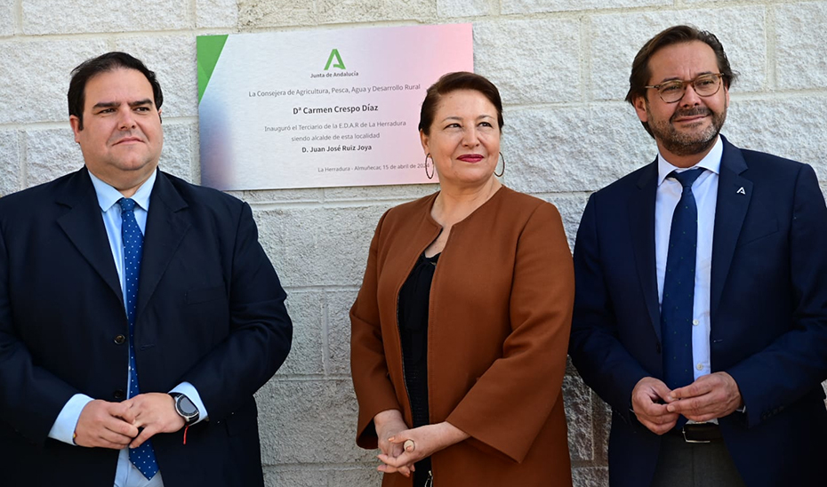 La Junta inaugura los terciarios de las EDAR de La Herradura y Almuñécar, que aportan 2 hectómetros cúbicos de agua