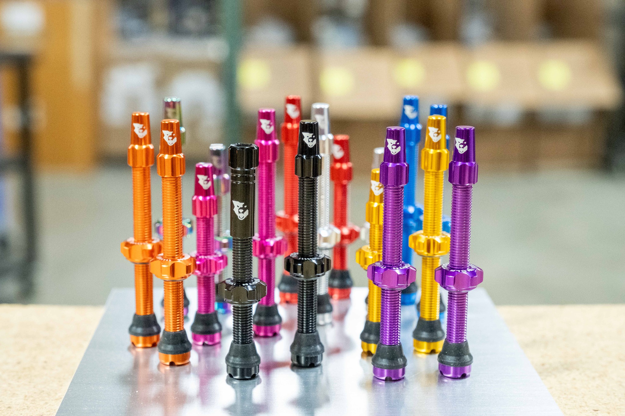 WTC agrega nuevos kits de vástagos de válvulas sin cámara a la tienda de colores