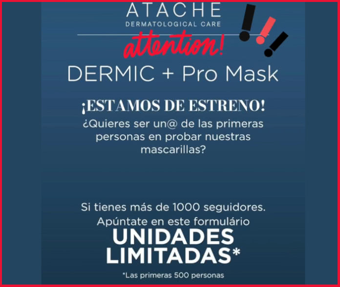 500 de mostre de Atache Dermatological Care Dermic ProMask Mask – Cadouri și mostre gratuite
 – Știri de agrement