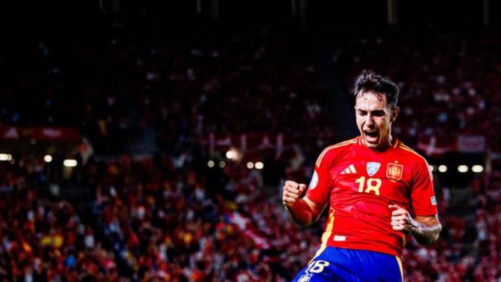 Un gol al lui Zubimendi în minutul 78 asigură victoria Spaniei împotriva Danemarcei
 – Știri din Spania