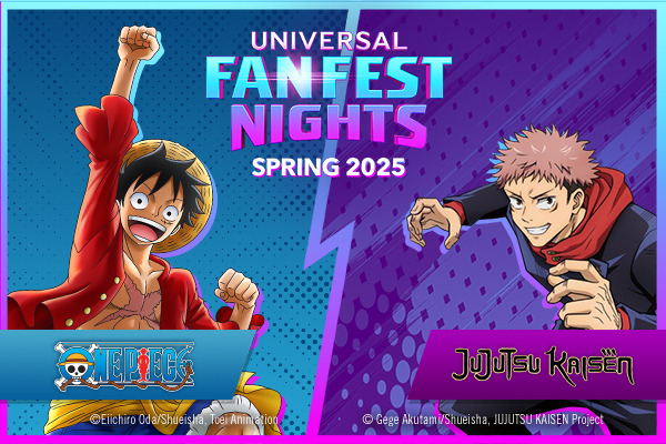 ¡La verdadera experiencia USJ “One Piece” y “Jujutsu Kaisen” llega a Estados Unidos! Debutó durante un evento por tiempo limitado en la primavera de 2025.