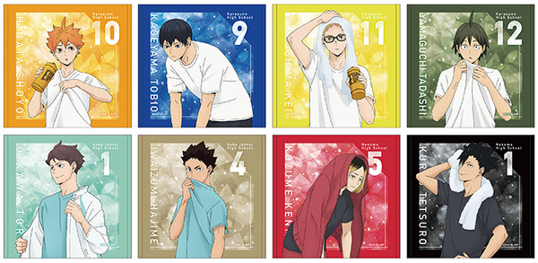 “¡¡Haikyu!!” ¡Me sorprendió ver a Kuroo y Tsukishima secándose el sudor! ¿¡El pulido es agotador!? Ya están disponibles los productos de nuevo diseño ♪ Animación de la feria
