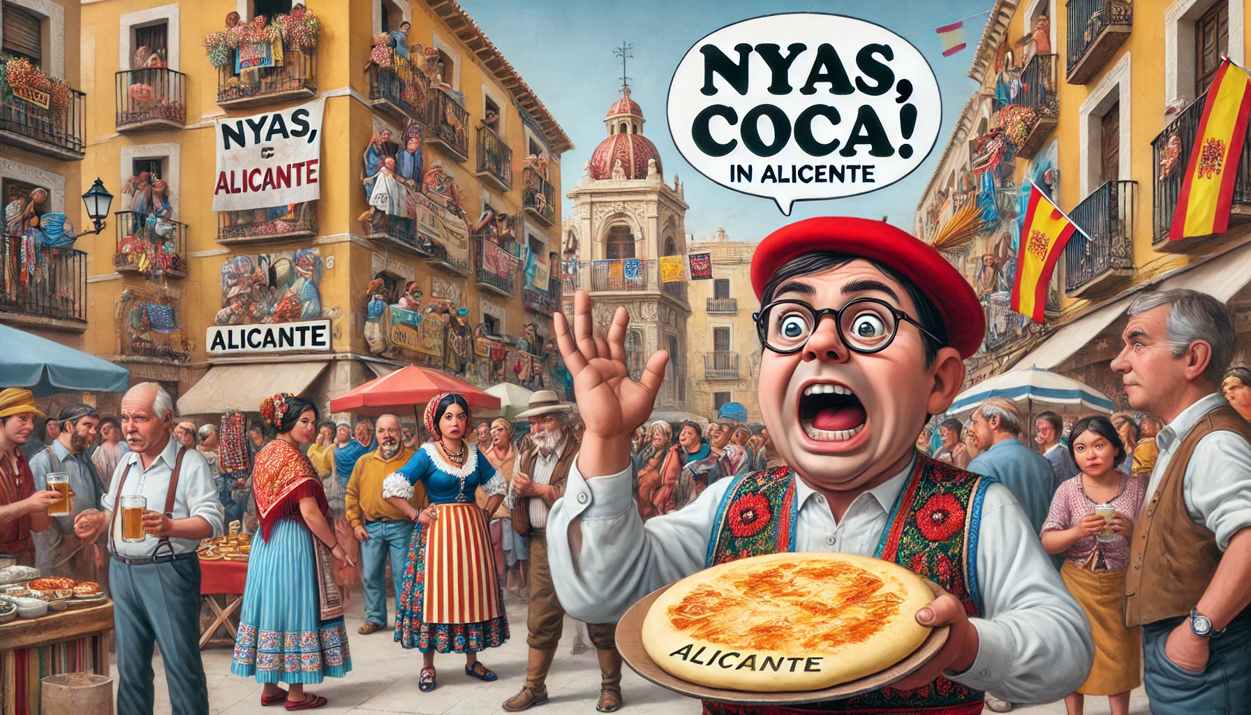 Expresia “nyas, coca!” Este o interjecție foarte caracteristică a lui Alicante
 – Știri din Valencia