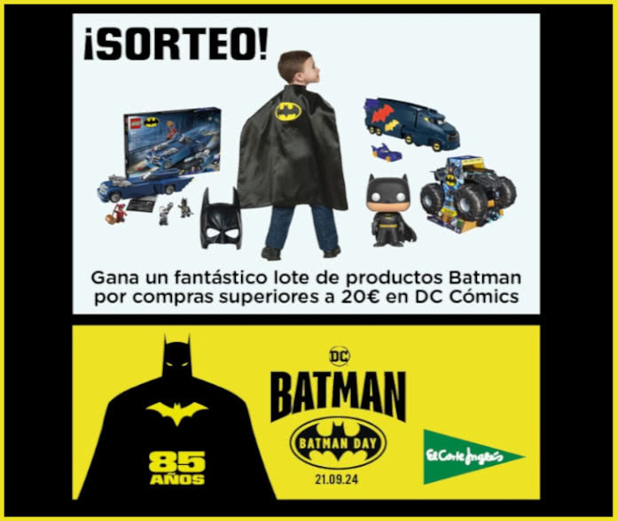 El Corte Inglés extrage 5 loturi de produse DC Comics – cadouri și mostre gratuite
 – Știri de agrement