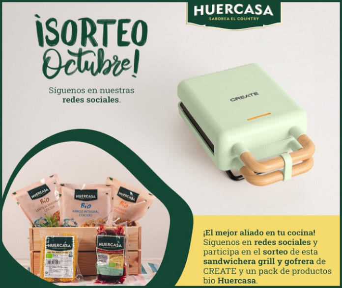 Huercasa scoate la sorți un aparat de preparare pentru sandwich-uri și vafe + un pachet BIO – Cadouri și mostre gratuite
 – Știri de agrement
