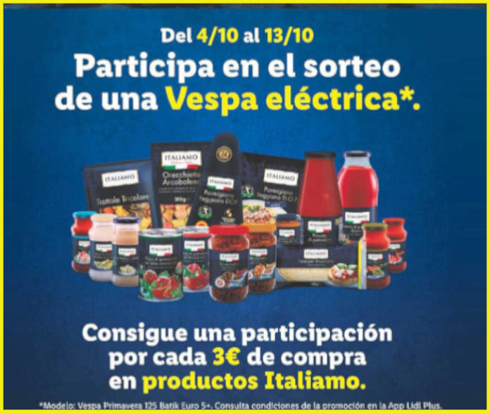 Lidl extrage o Vespa – cadouri și mostre gratuite
 – Știri de agrement