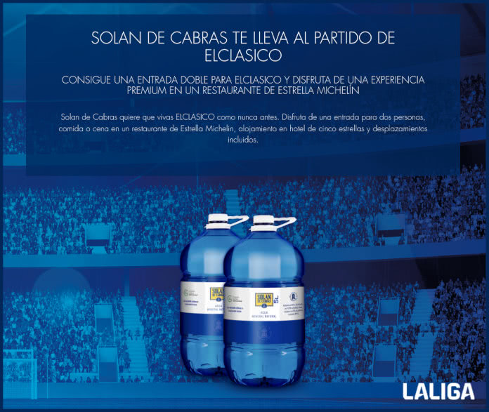Solan de Cabras extrage 2 bilete pentru El Clásico Real Madrid-Barça – Cadouri și mostre gratuite
 – Știri de agrement