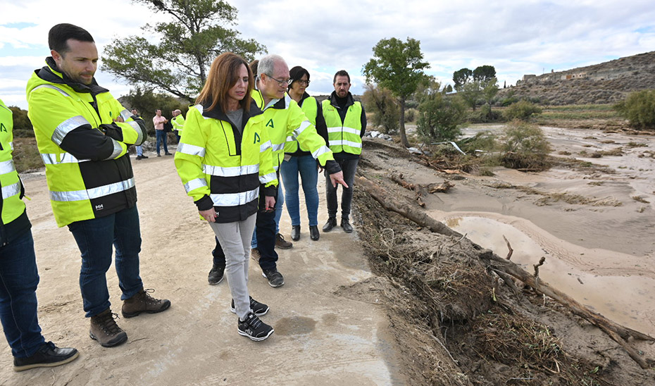 La Junta prevé abrir la próxima semana el tráfico el puente de Baza a Benamaurel dañado por la DANA