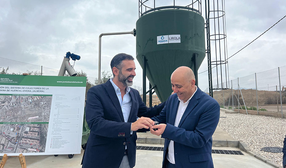 La Junta concluye en Huércal-Overa la obra que asegura una adecuada gestión de aguas residuales