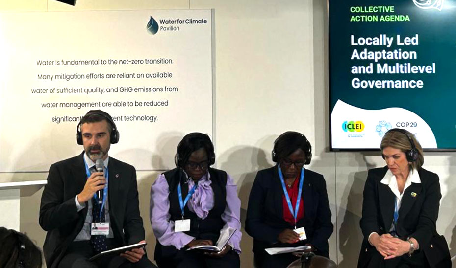 La Junta de Andalucía defiende en la COP29 la gestión del agua como política de Estado