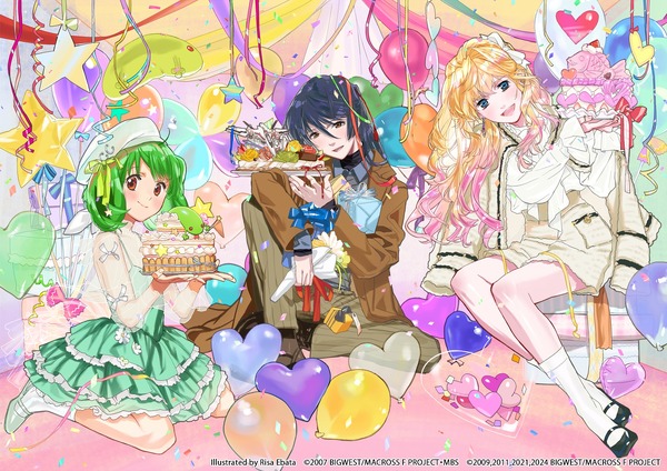 Lanzamiento del mejor álbum de todos los tiempos “Macross F” ♪ Lanzamiento de la portada con Sheryl, Ranka y Alto