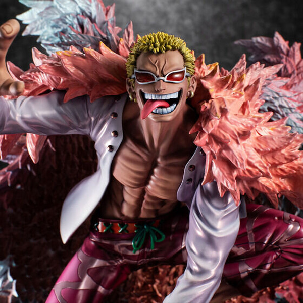 ¡Las figuras “Tenyasha” y “Donquixote Doflamingo” de la edición Dressrosa “One Piece” se venderán por lotería! El poderoso personaje se reproduce según la imagen de la moneda.