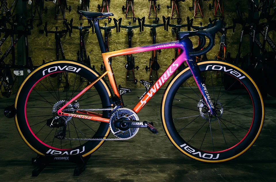 La bicicleta Specialized S-Works Tarmac SL8 personalizada 1 de 1 de $ 50 mil incluye componentes ‘solo profesionales’