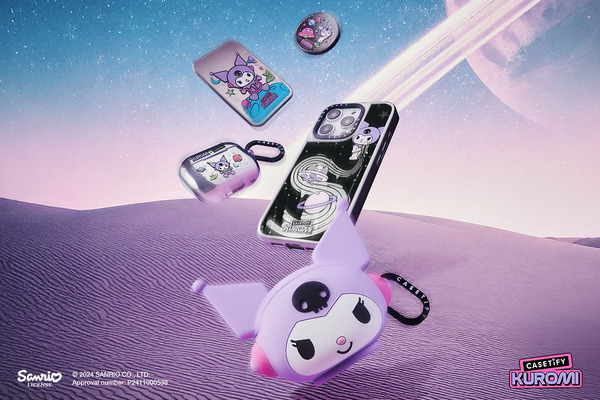 ¿¡“Sanrio” Kuromi se embarca en una gran aventura en el espacio!? Exprese su espíritu de aventura con accesorios para teléfonos inteligentes ♪ Colaboración CASETiFY
