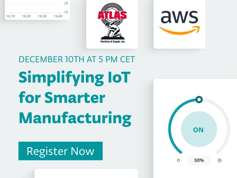 Simplificando IoT para una fabricación más inteligente: únase al chat con Arduino, AWS y Atlas Machine