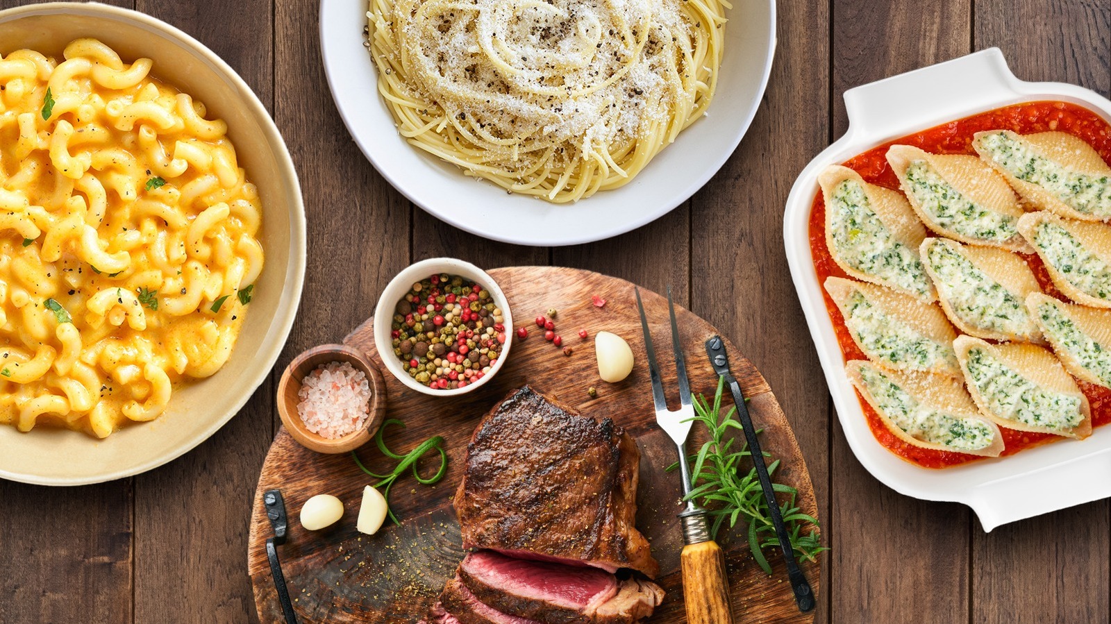 12 platos de pasta que combinan bien con el bistec