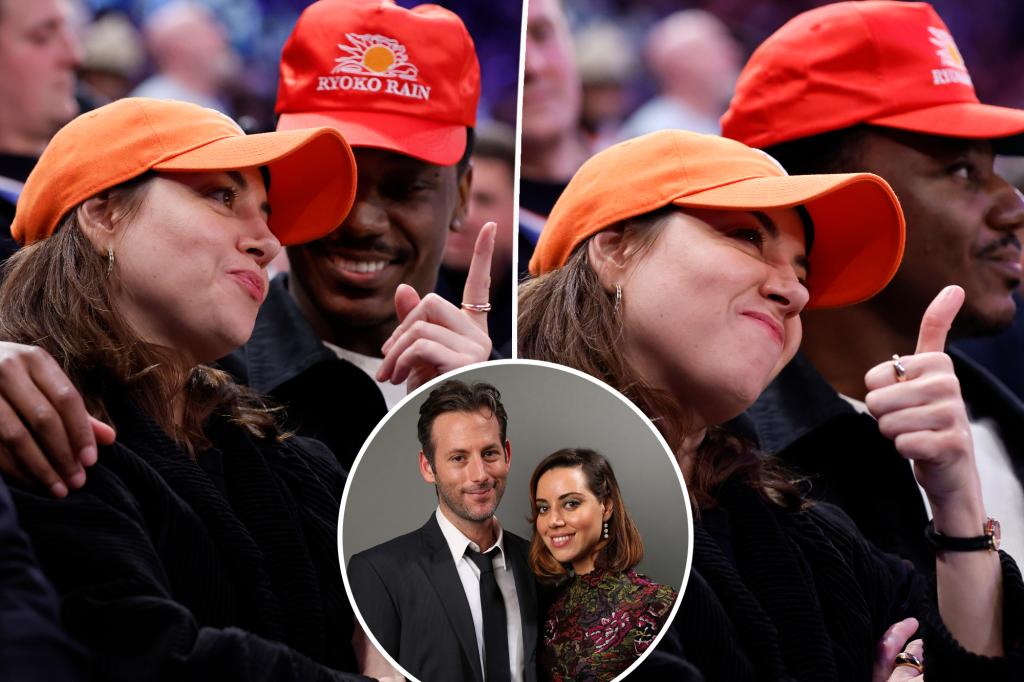 Aubrey Plaza asistió al partido de la NBA antes de la muerte de su esposo Jeff Baena