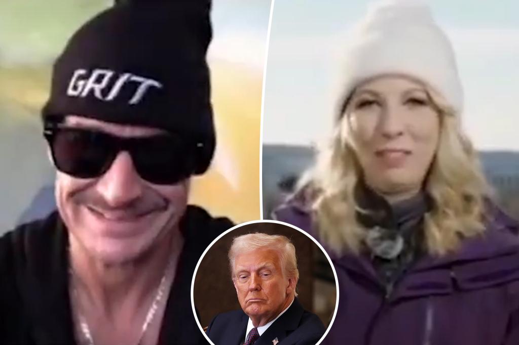 Kid Rock ataca a una reportera ‘sexy’ de la BBC durante una entrevista en vivo para la toma de posesión de Trump
