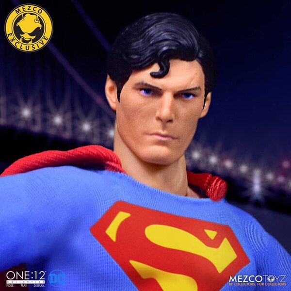 One:12 Collective Christopher Reeve Superman Figure Preview Image From Mezco