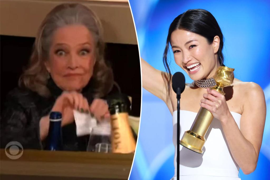Kathy Bates rips speech after losing at Golden Globes 2025