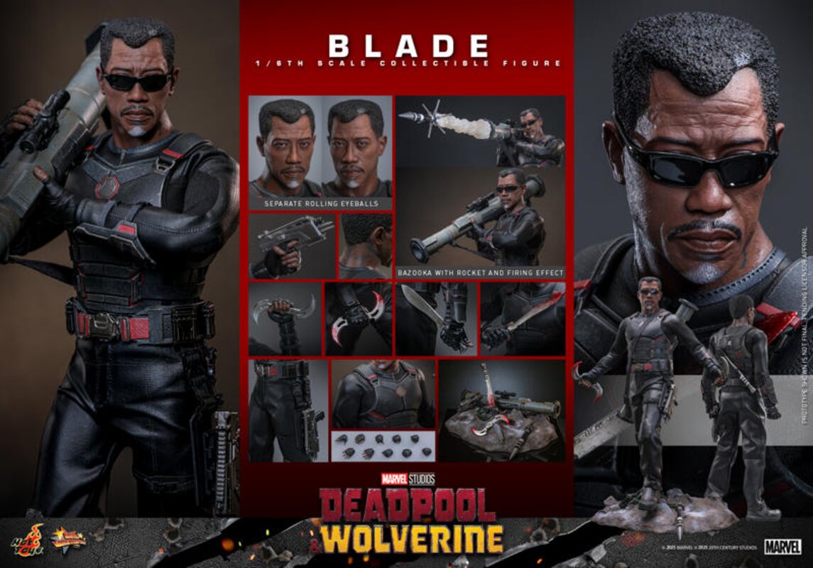 Pre-order Alert: Hot Toys Deadpool & Wolverine – Blade 1/6th Scale Collectible Figure