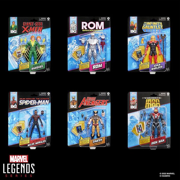 Hasbro Marvel Legends Series Figures with Mini-Comics Accessories Wave Coming Tomorrow February 6th