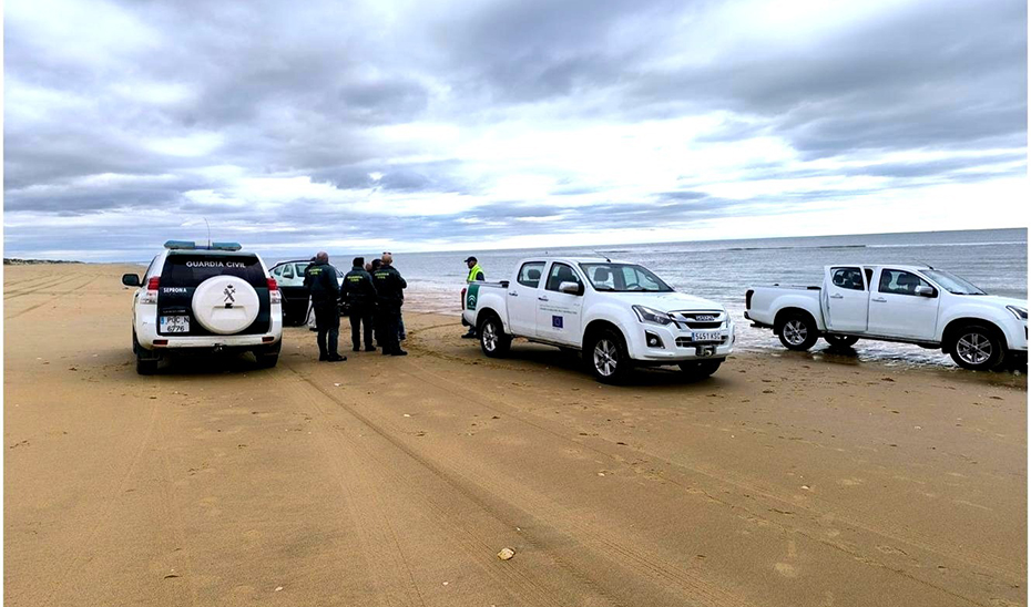La Junta actúa contra el marisqueo ilegal de coquina en la provincia de Huelva