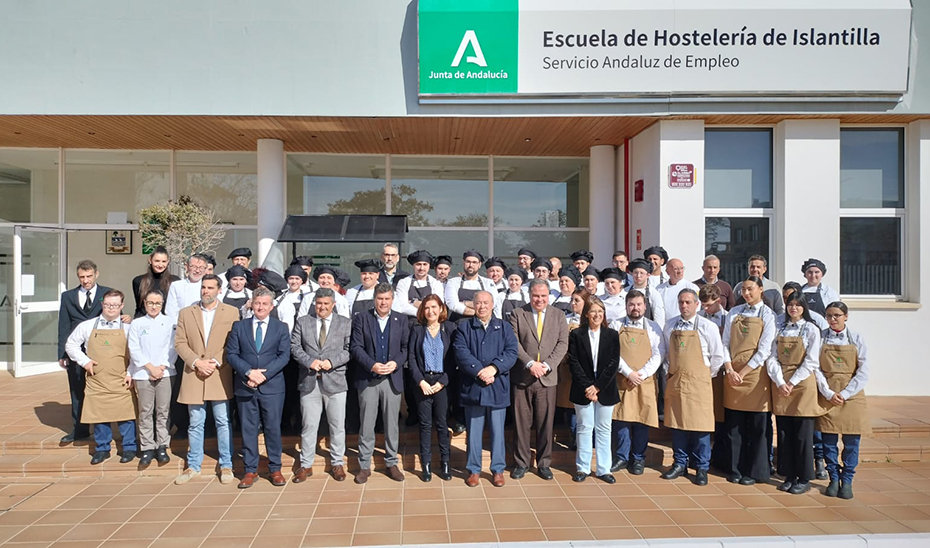 Empleo mejora con 1,7 millones las instalaciones de la Escuela de Hostelería de Islantilla
