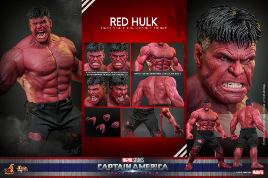 Pre-order Alert: Hot Toys Captain America: Brave New World Red Hulk 1/6th Scale Collectible Figure