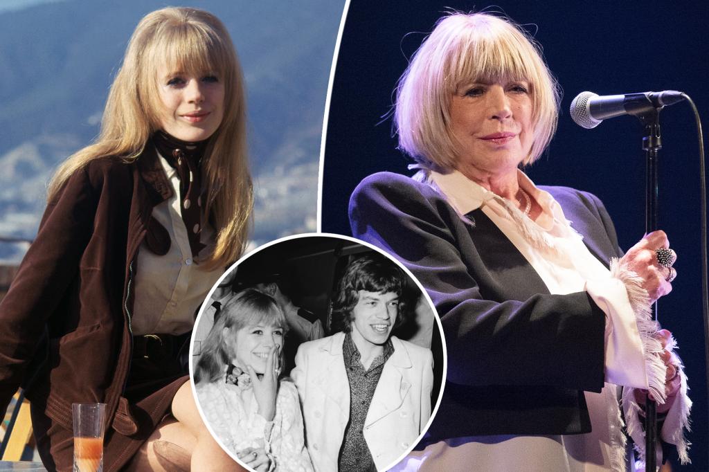 La cantante Marianne Faithfull murió a los 78 años