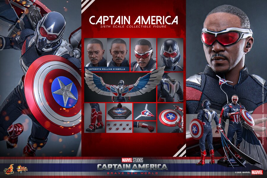 Pre-order Alert: Hot Toys Captain America: Brave New World 1/6th scale Captain America Figure