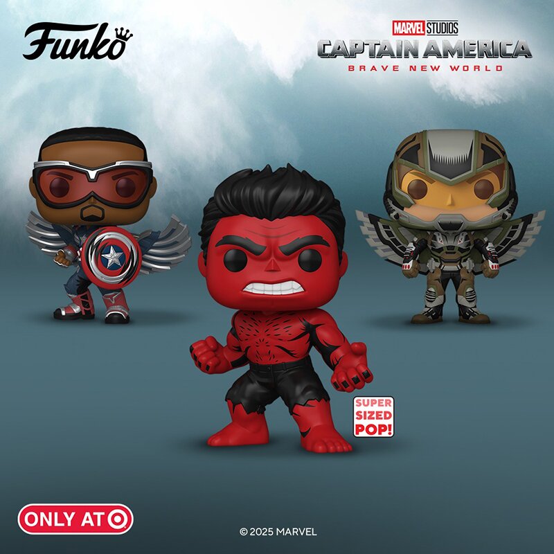 Funko Captain America: Brave New World Target Exclusive POP! Vinyl Figures