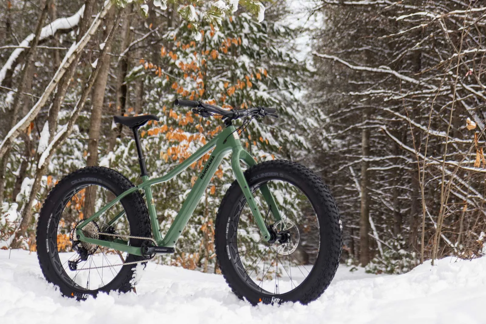 Panorama Cycles CHIC-CHOCS 3 Fatbike Características de marco de carbono con almacenamiento interno, comenzando en $ 2,500 completos