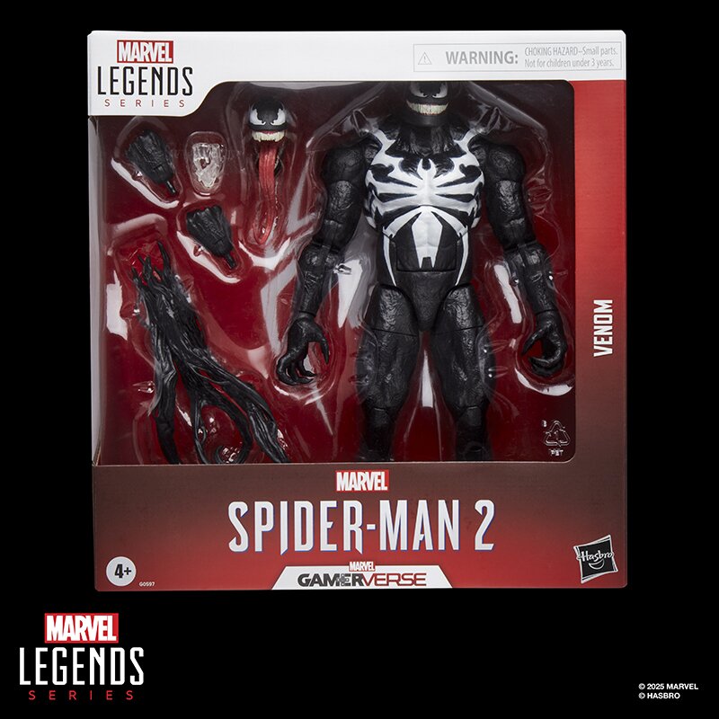 Hasbro Marvel Legends Series Gamerverse Spider-man 2 Deluxe Venom Figure Official Images