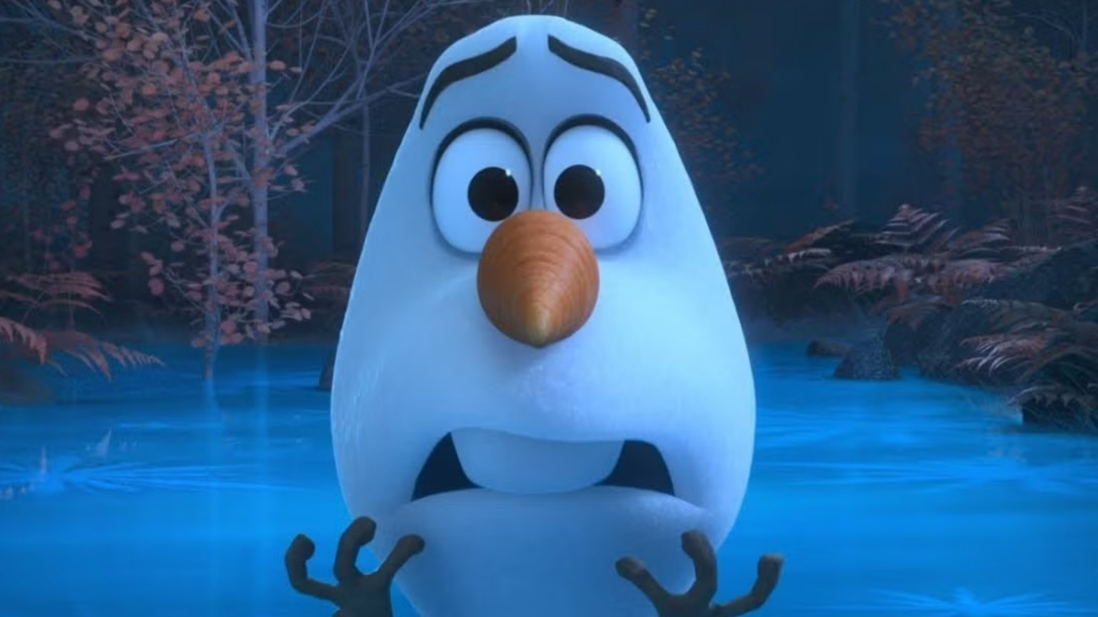 La escena de muerte original de Olaf fue cortada para niños traumatizados