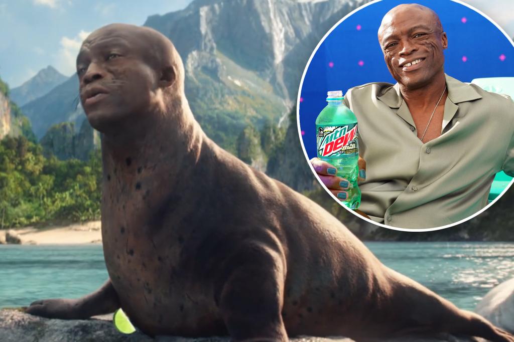 Sceal tiene una transformación de salto en Mountain Dew Super Bowl 2025 AD