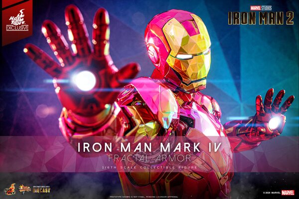 Hot Toys Iron Man 2 – Iron Man Mark IV (Fractal Armor) 1/6th Scale Collectible Figure (Hot Toys Exclusive)