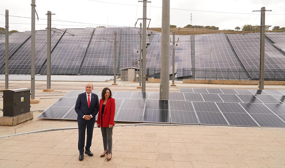 Metro de Málaga alcanza el 27% de autoconsumo de energía tras culminar su planta fotovoltaica
