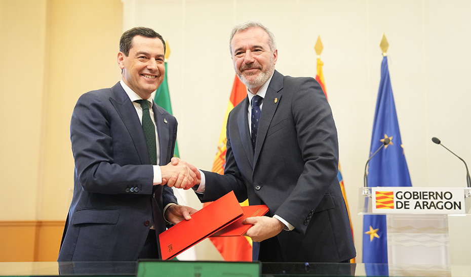 Andalucía y Aragón avanzan en el acuerdo en materia de infraestructuras de transporte ferroviario y logística