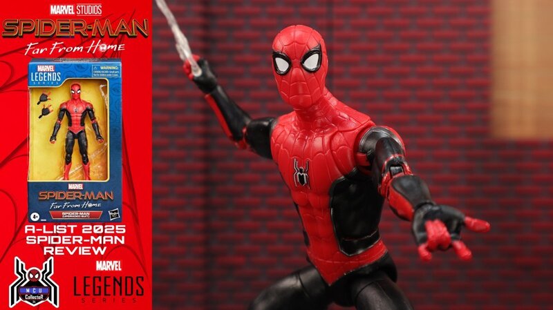 Marvel Legends A-List 2023 MCU Spider Man: Far From Home Upgraded Suit Movie Figure Video Review And Images