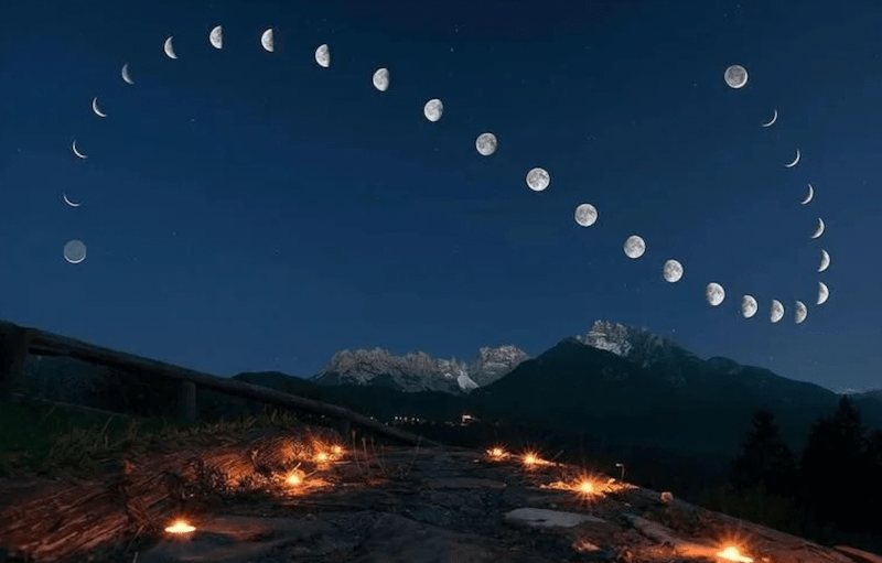Eclipse lunar total en Virgin: lo que está sucediendo