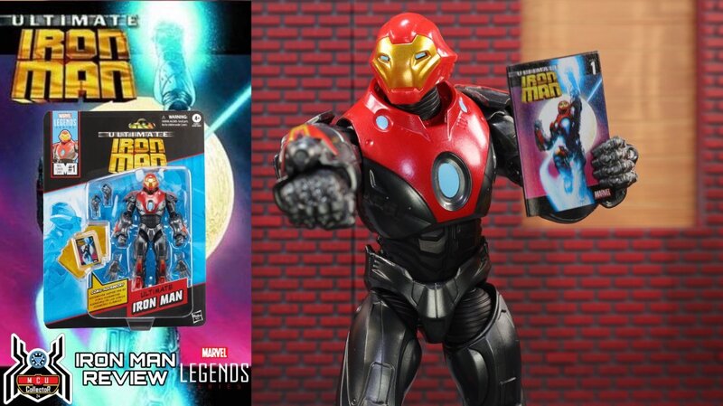 Marvel Legends ULTIMATE IRON MAN Universe 1610 Mini Comic Wave Figure Video Review And Images