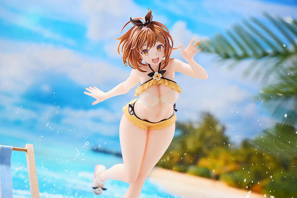 ¡Muchos muslos regordetes! Del anime “taller de liza” Liza, Claudia y Lila se transforman en figuras de traje de baño: los tres pedestales se pueden combinar