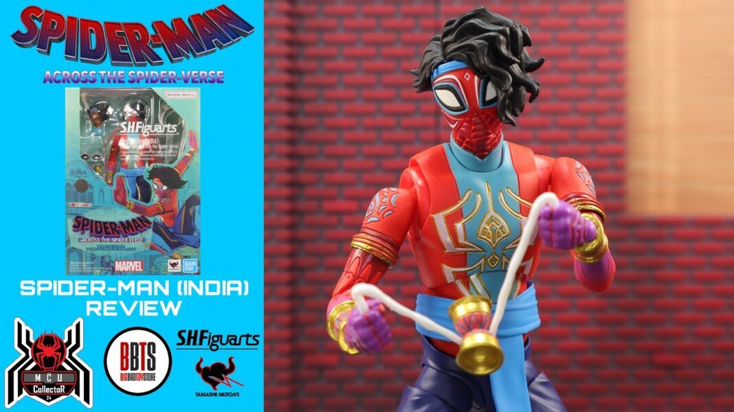 S.H. Figuarts SPIDER-MAN INDIA Pavitr Prabhakar Across the Spider-Verse Movie Figure Video Review And Images