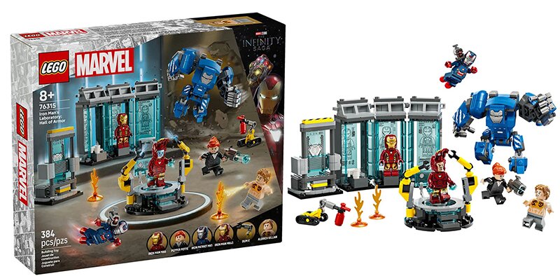 Pre-order Alert: LEGO Iron Man's Laboratory: Hall of Armor Set