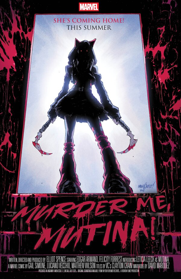 Coming Soon To Theaters In The Marvel Comics Universe… "Murder Me, Mutina!"