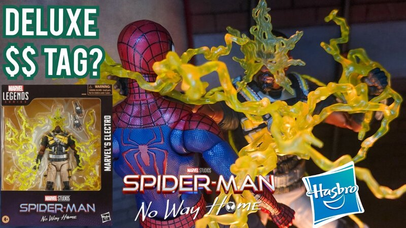 Marvel Legends Spider-man No Way Home Electro Jamie Foxx Action Figure Video Review And Images